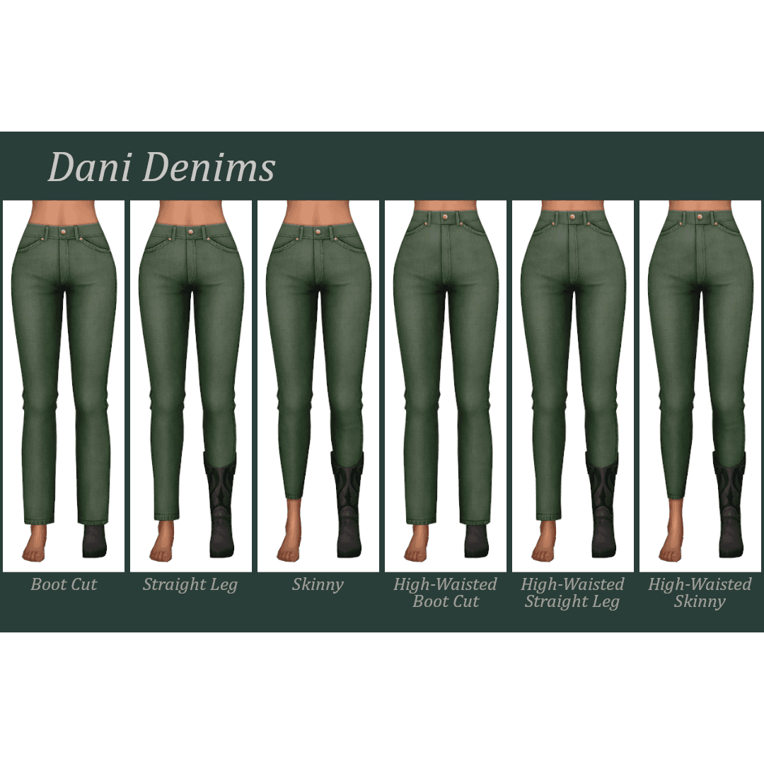 Галерея мода Сет джинс Dani Denims #3